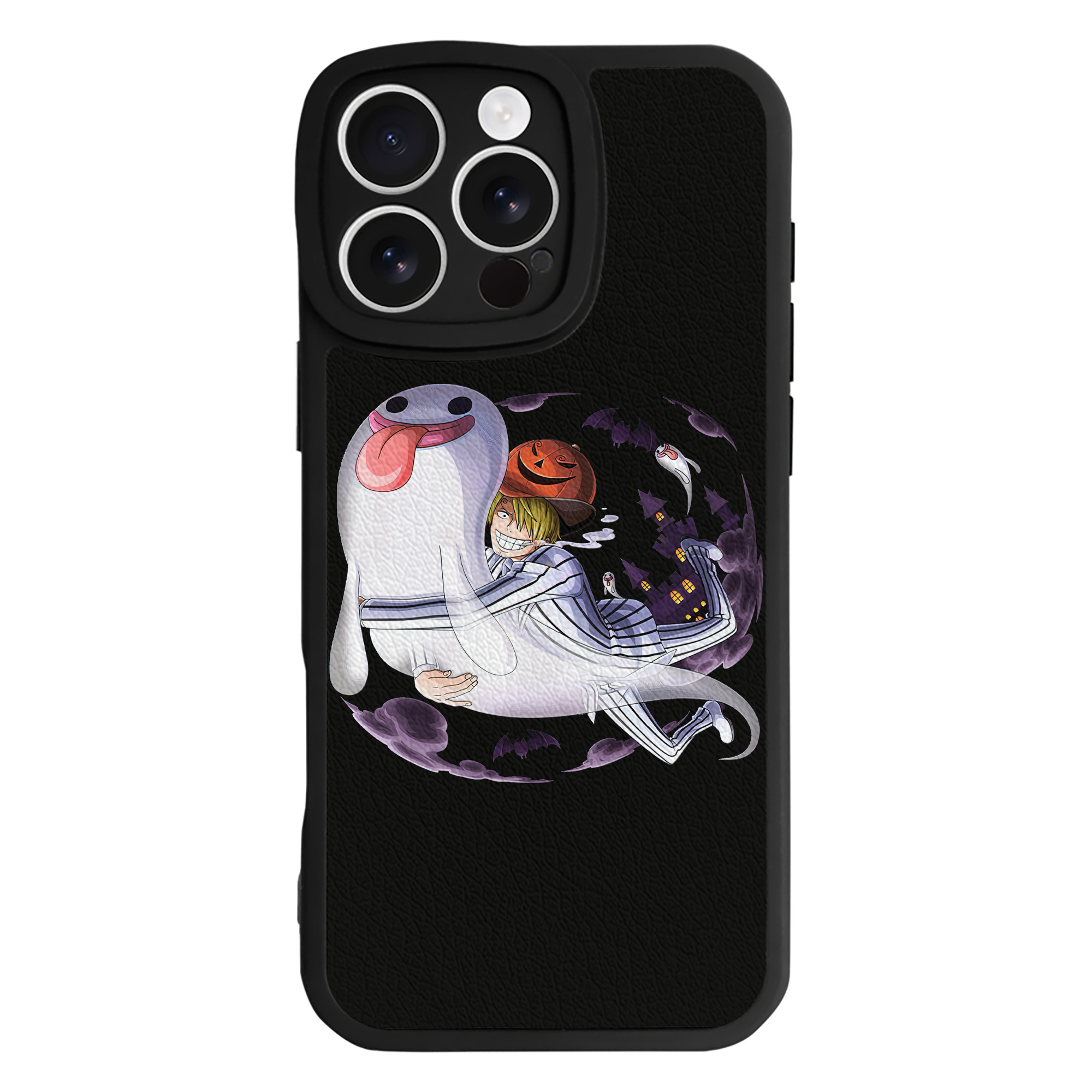 （画像用） ワンピース サンジ ONE PIECE Sanji 【iPhone 16シリーズ対応】シリコンスマホケース（レザー調） 材質：シリコン